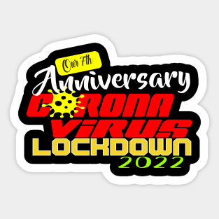 Anniversary 7th corona virus Sticker